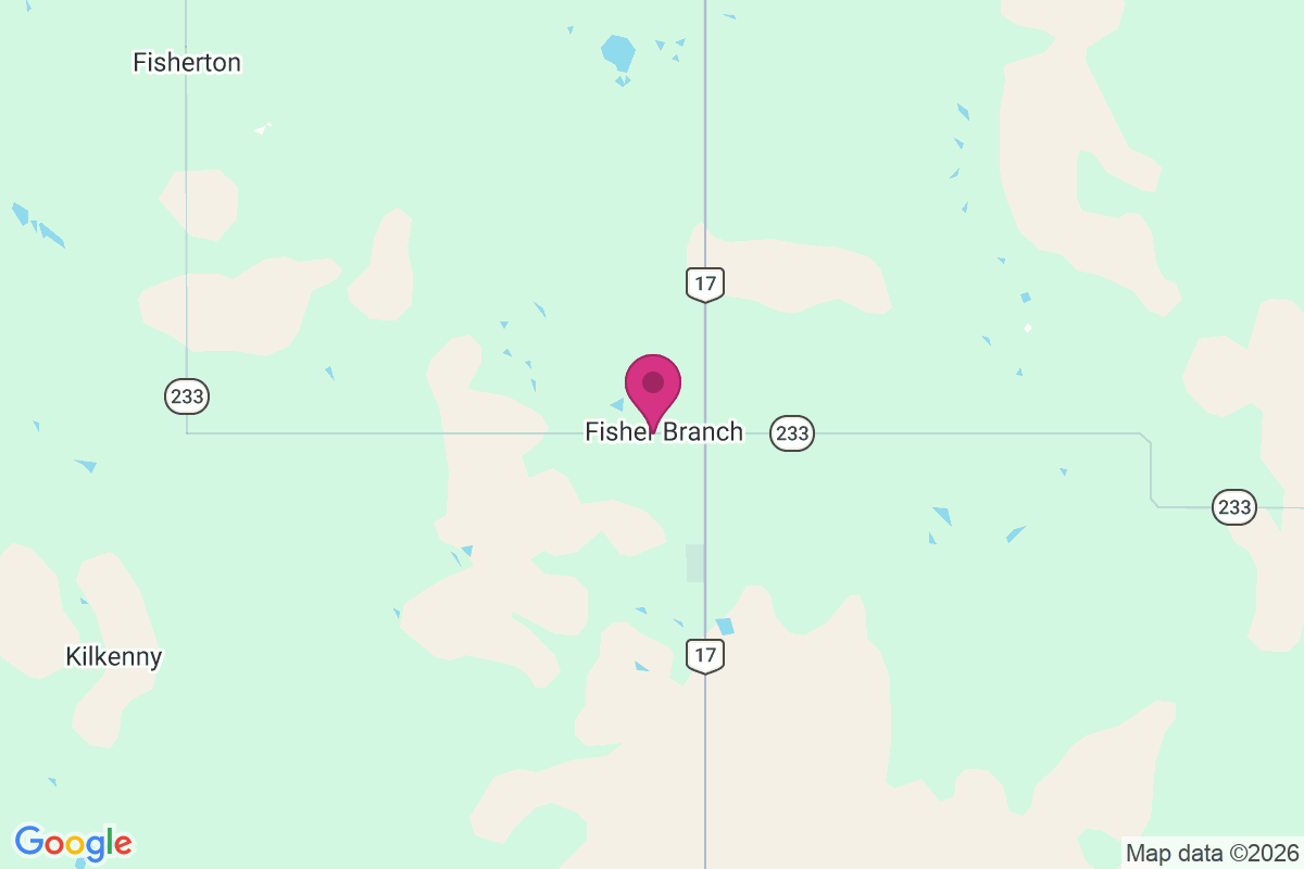 Fisher Branch map