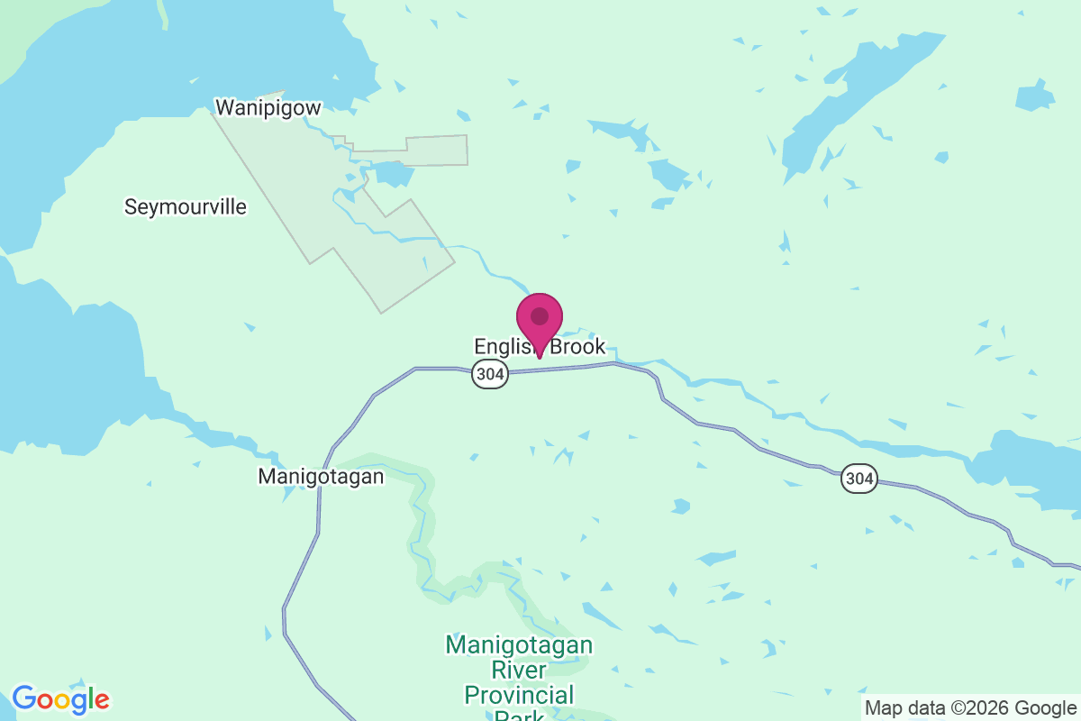 English Brook map