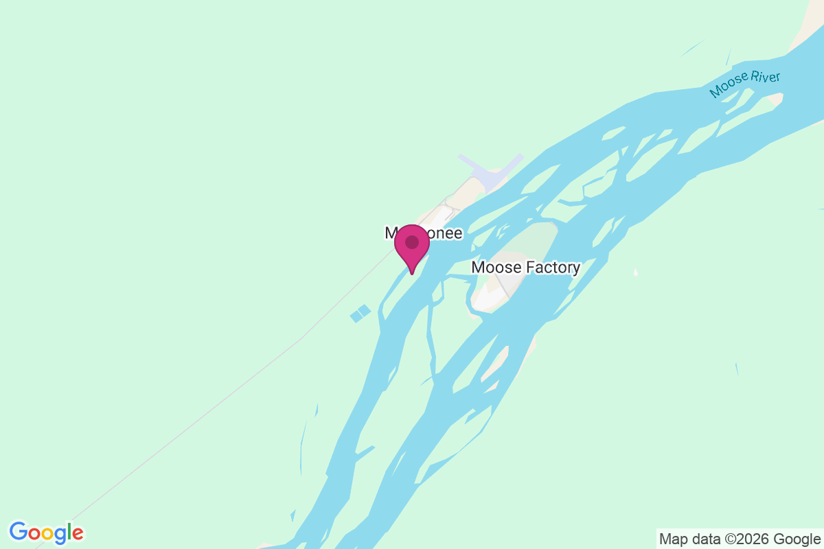 Moosonee map