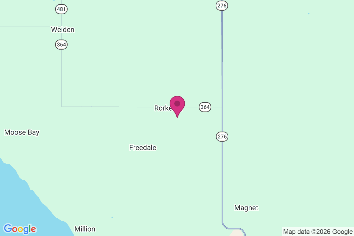 Crane River map