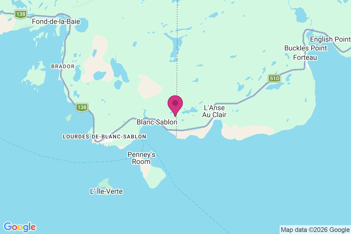 Blanc-Sablon map