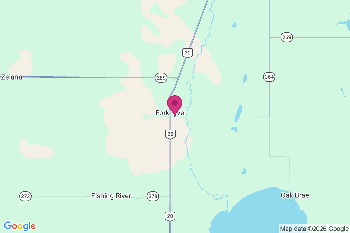 Fork River map