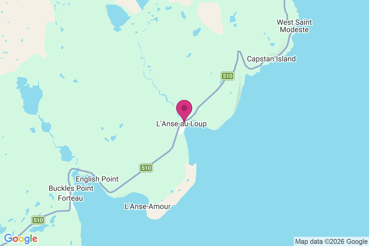 Lanse Loup map