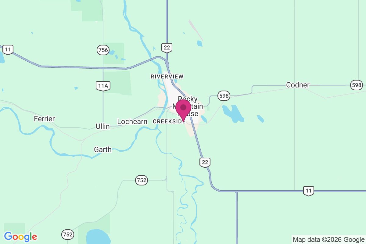 Rocky Mountain House map