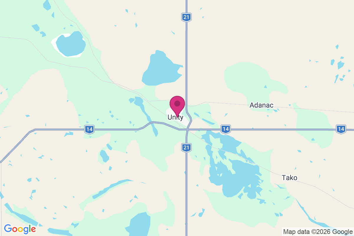 St. Walburg map