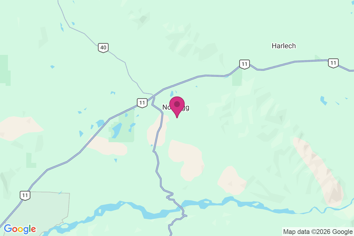 Nordegg map