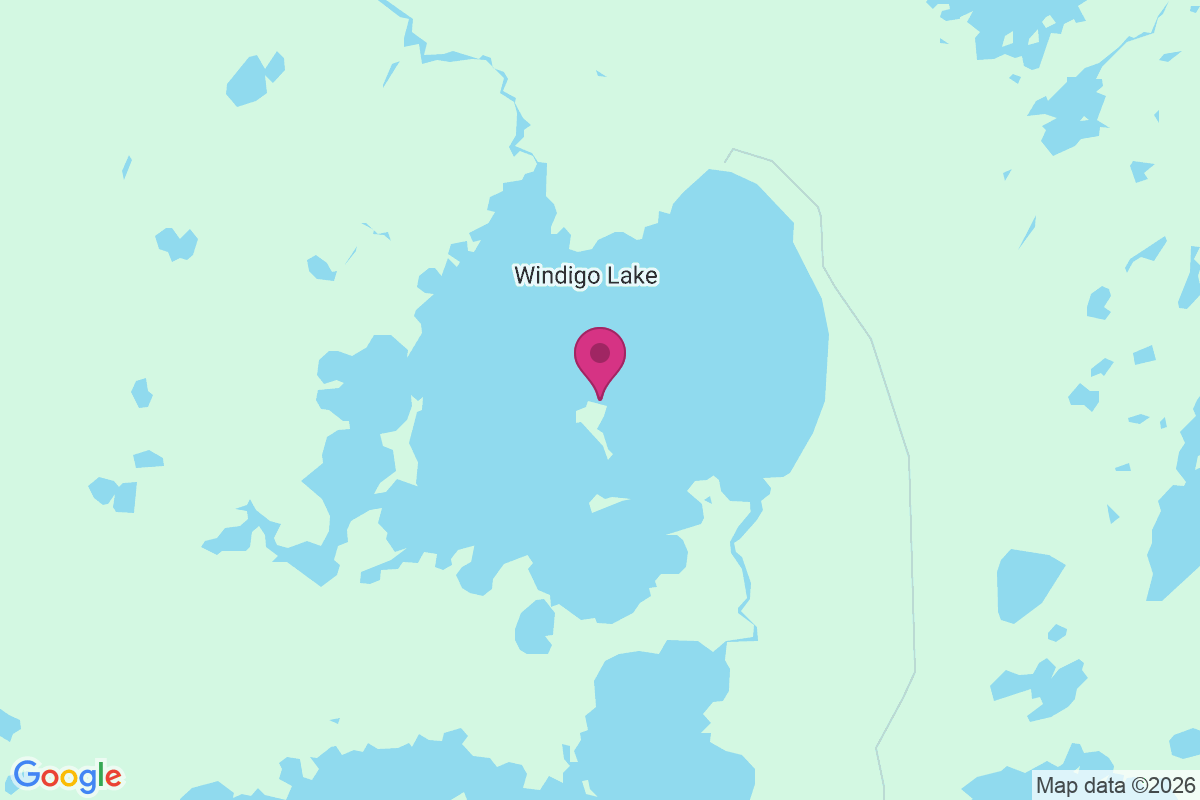 Windigo Lake map