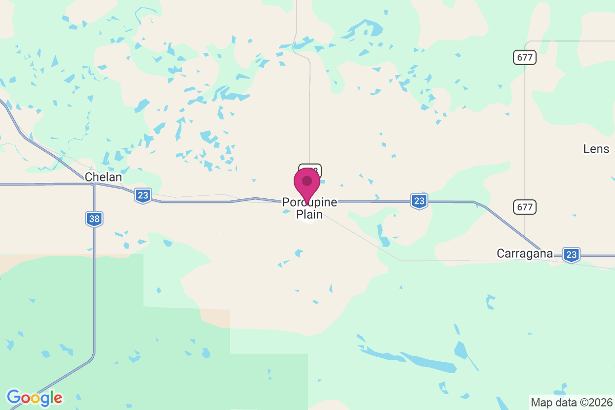 Porcupin Plain map