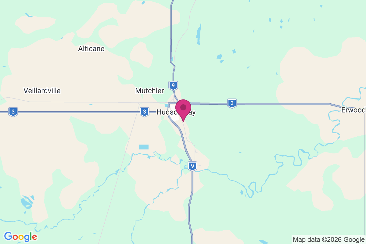 Hudson Bay Junction map