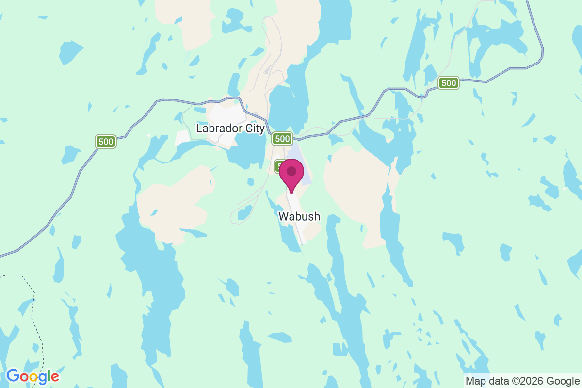 Labrador City map