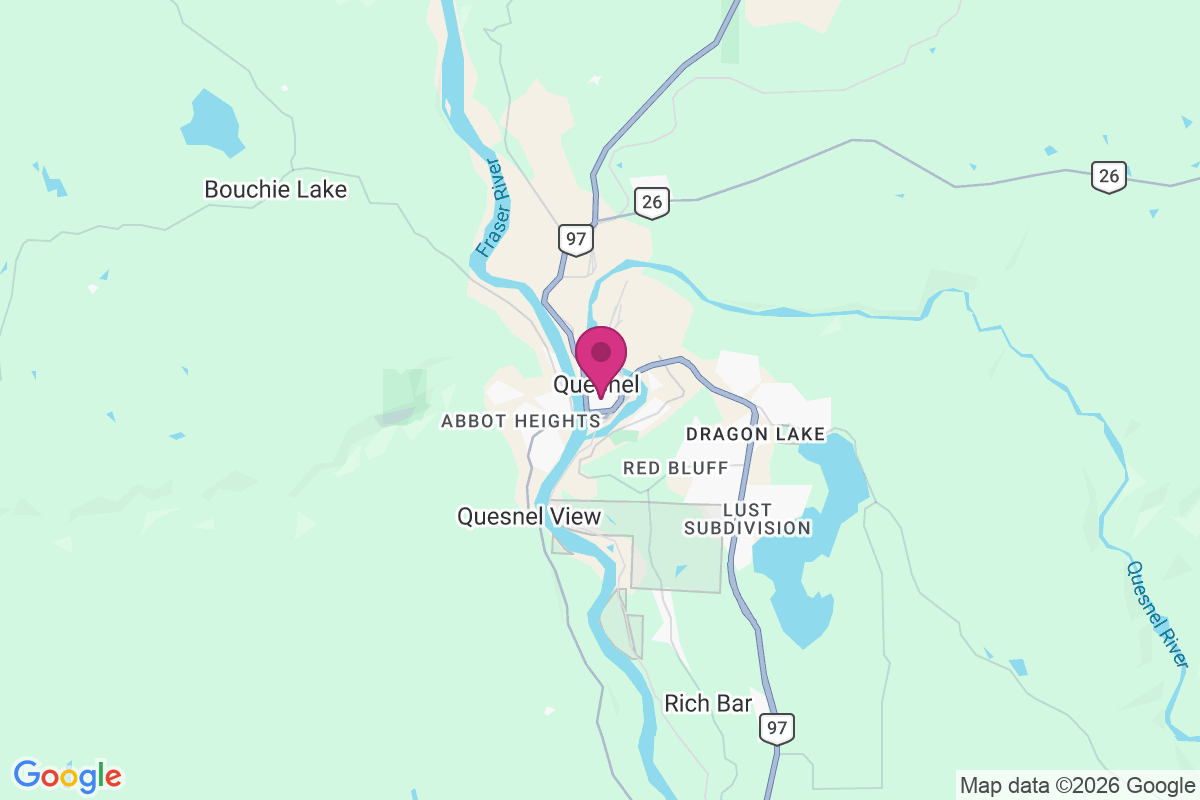 Quesnel map