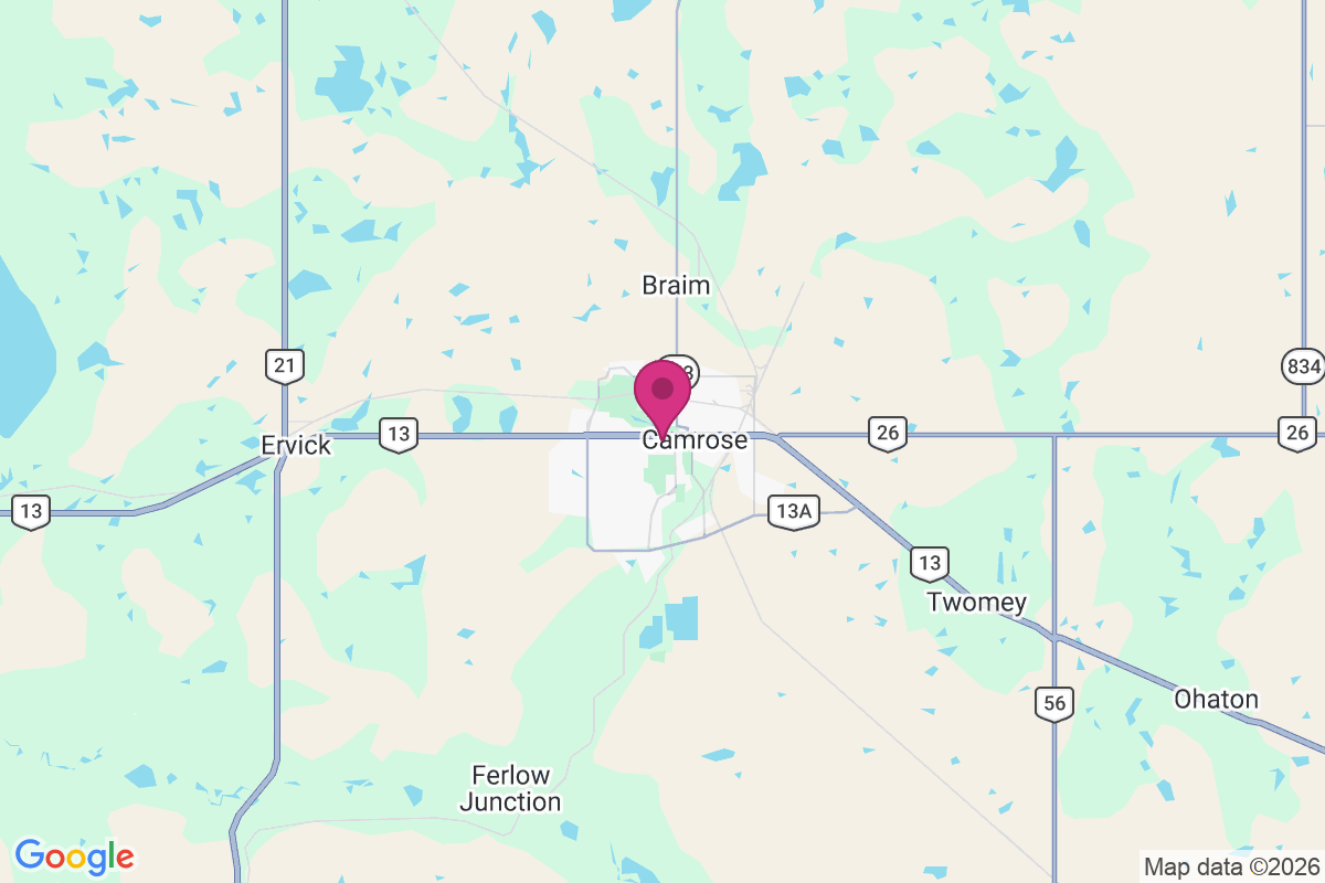 Camrose map