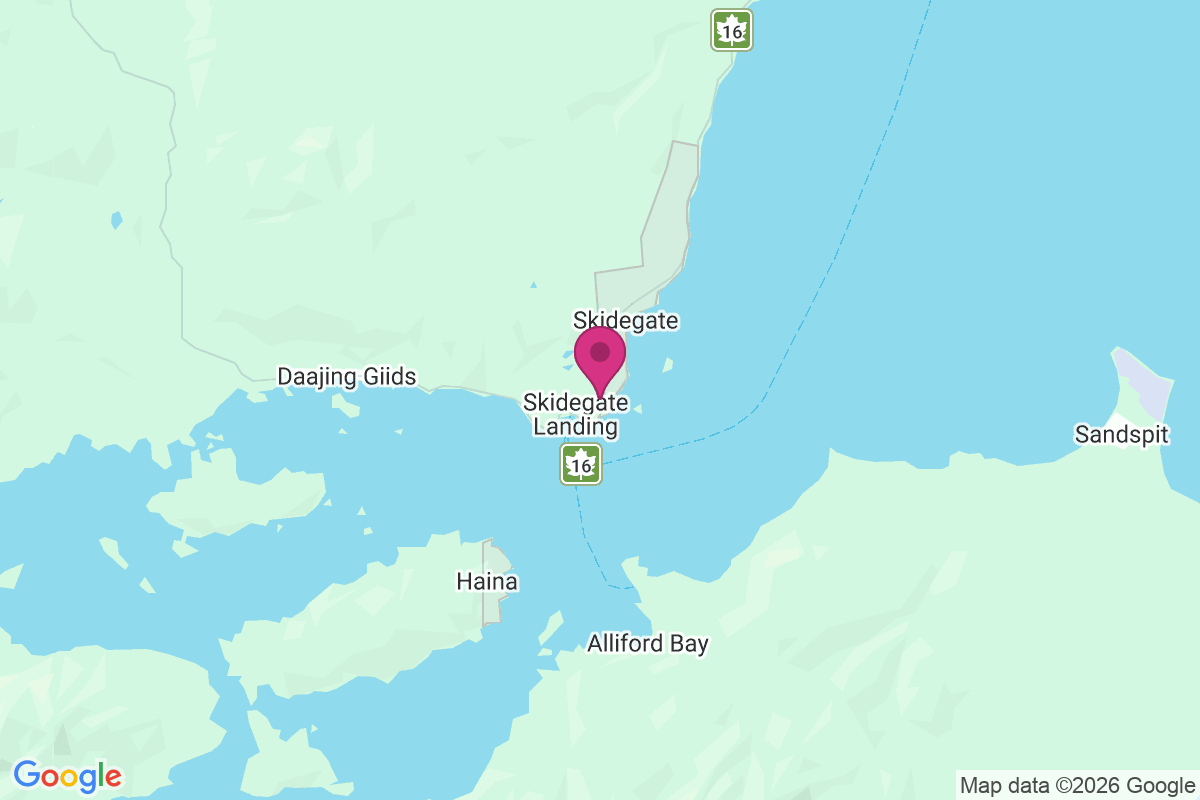 Skidegate map