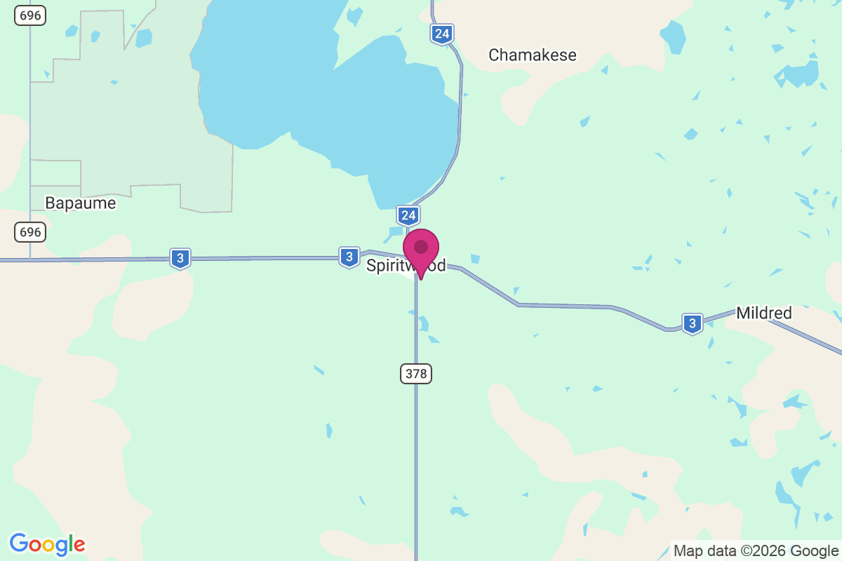 Spiritwood map