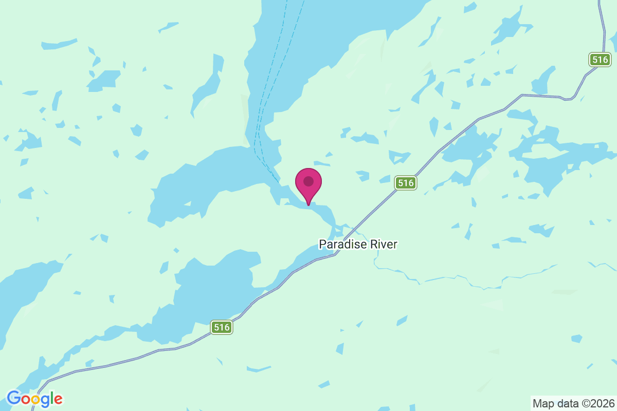 Paradise River map