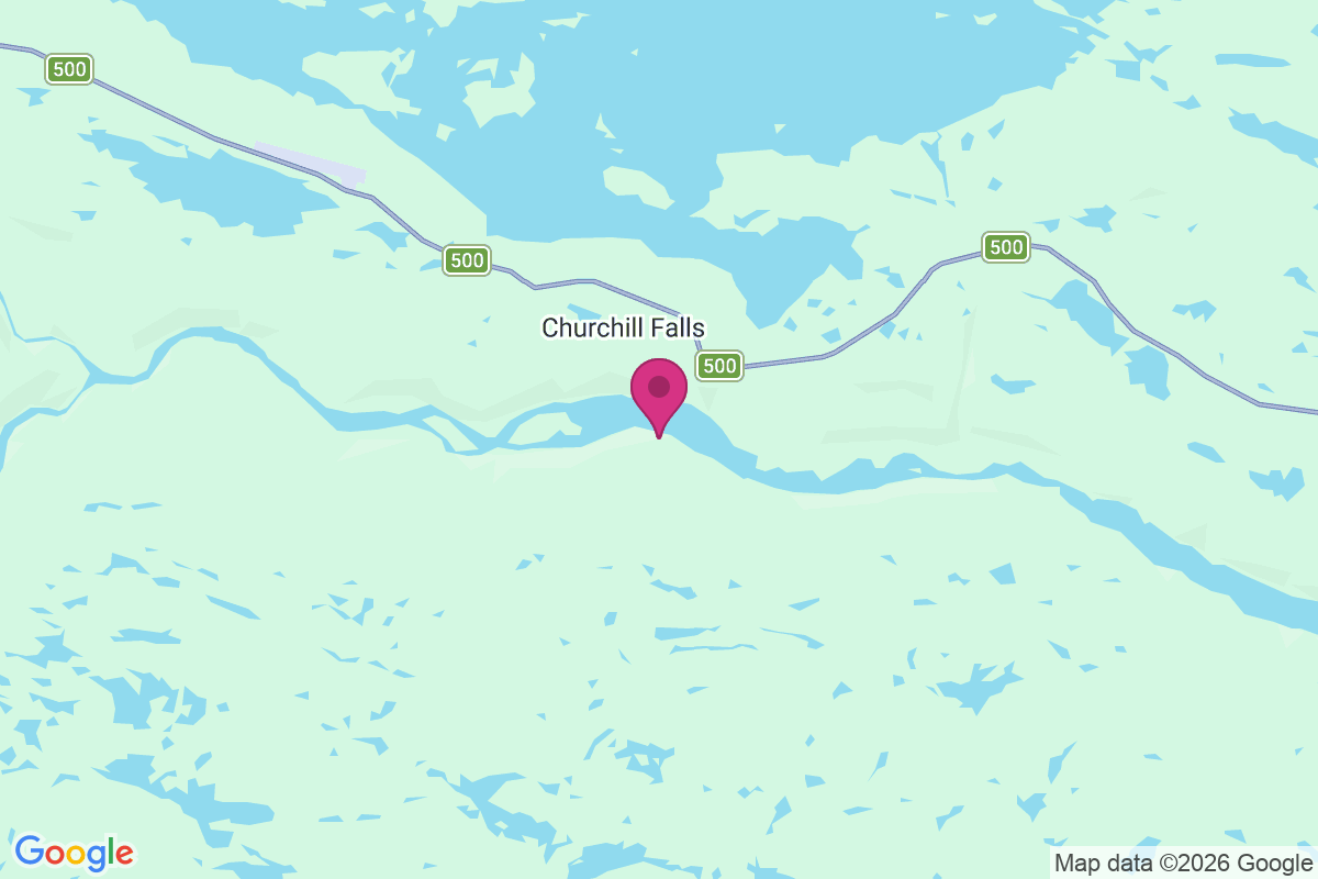 Churchill Falls map