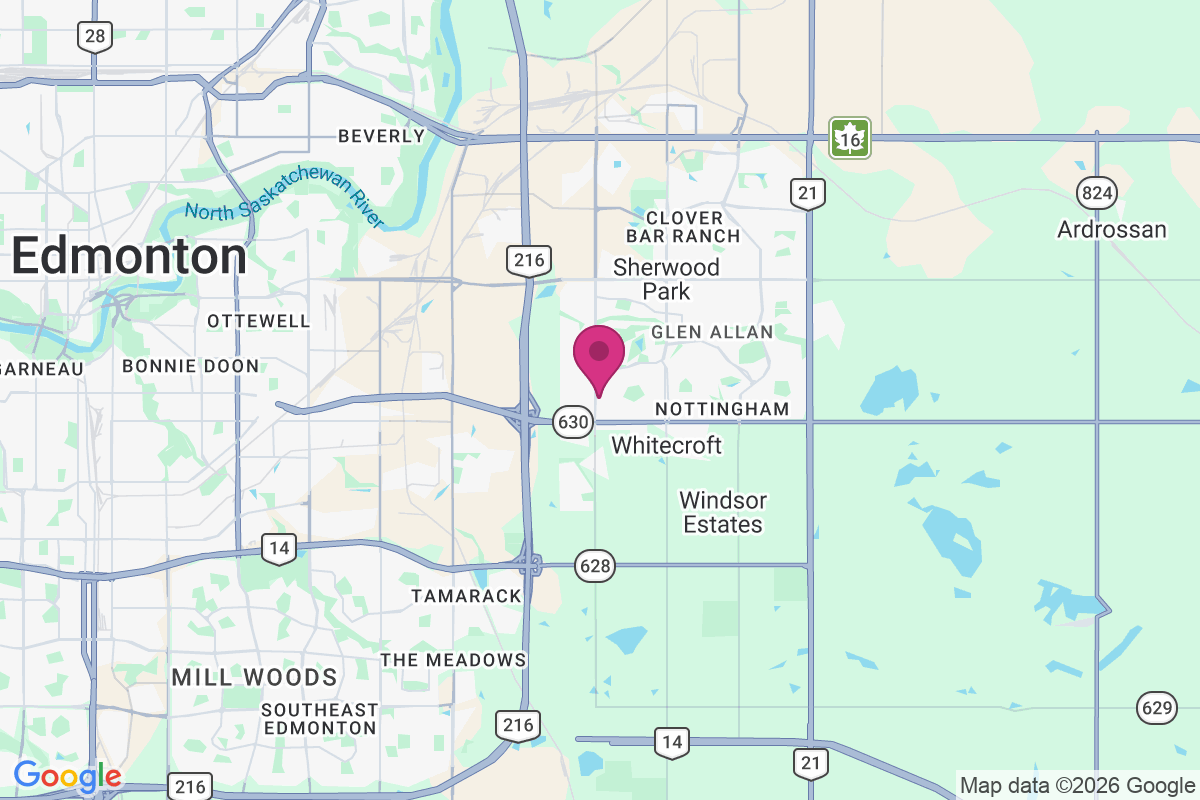 Sherwood Park map