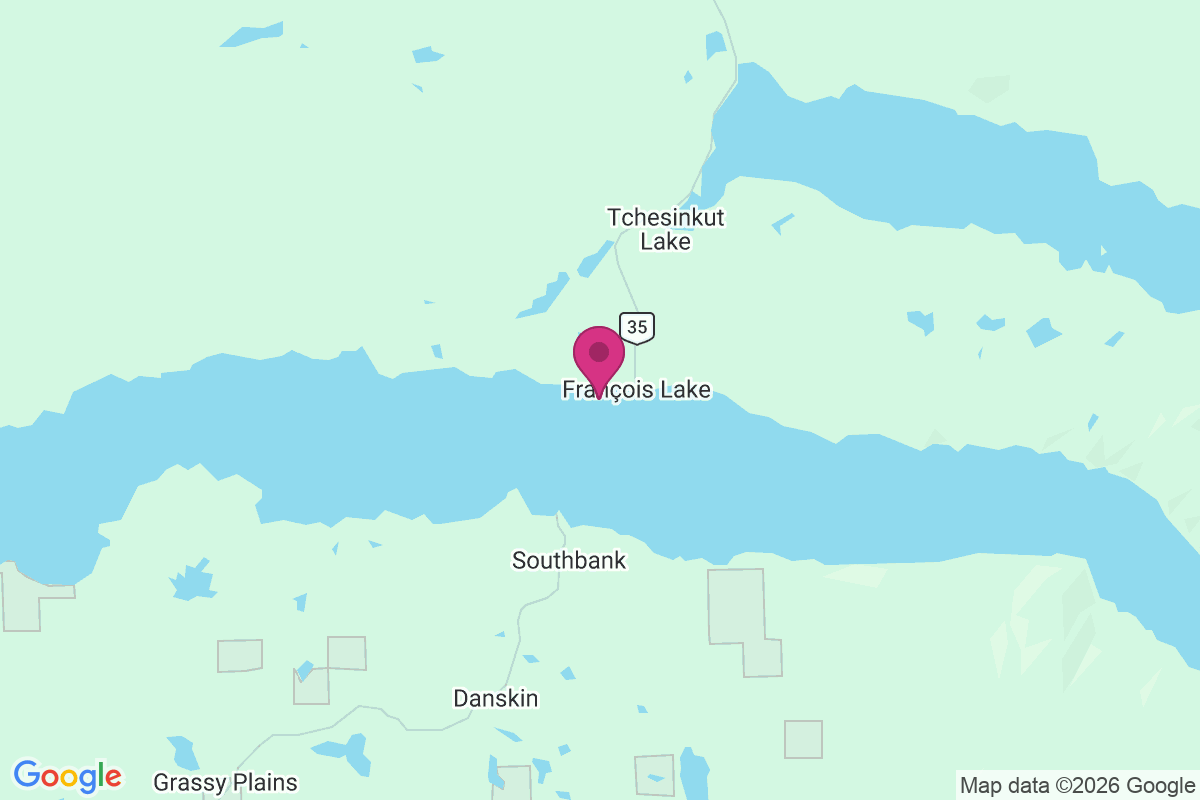 Francois Lake map