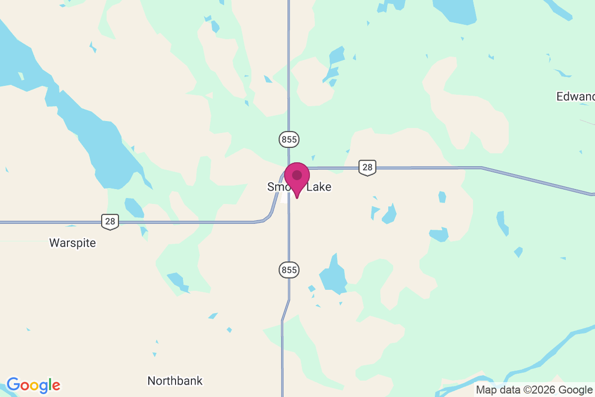 Smoky Lake map