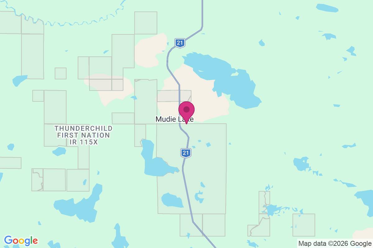 Mudie Lake map