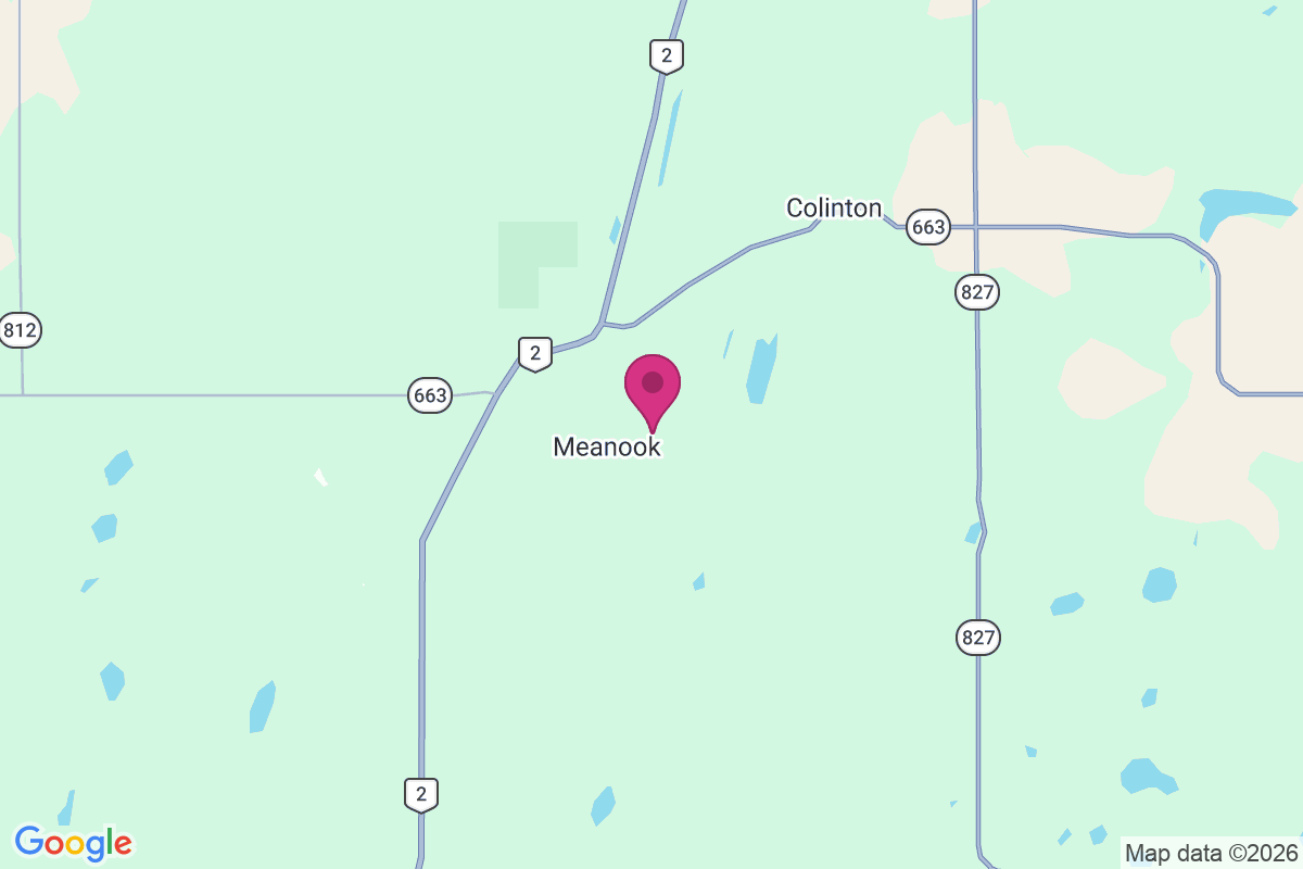 Meanook map