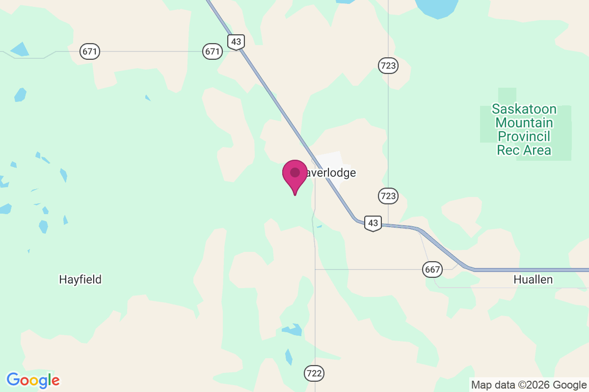 Beaverlodge map