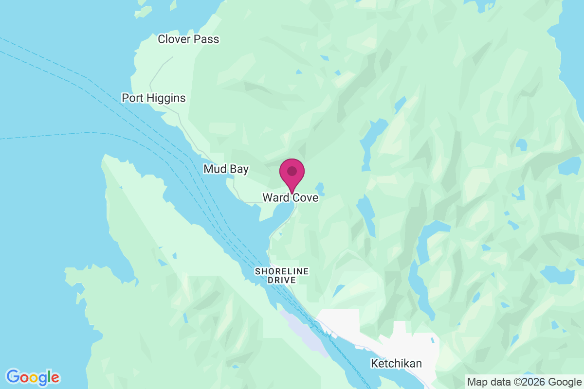 Ward Cove map