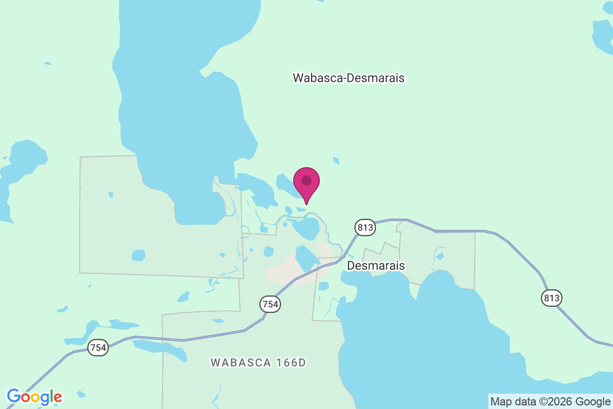 Wabasca-Desmarais map