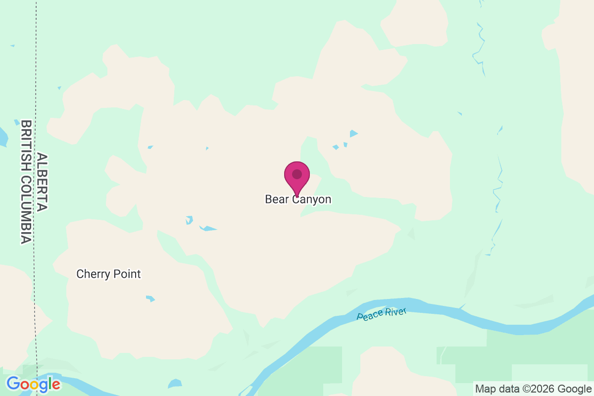 Bear Canyon map