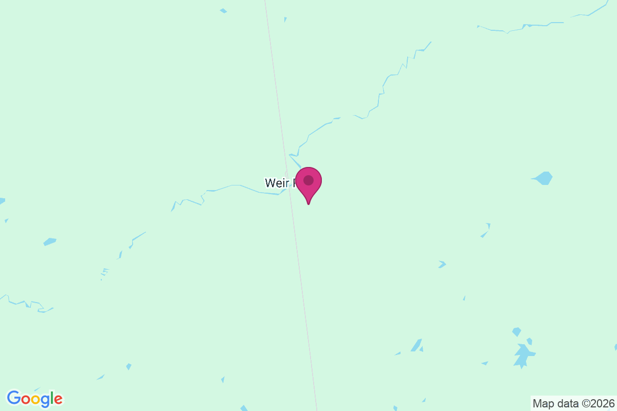 Weir River map