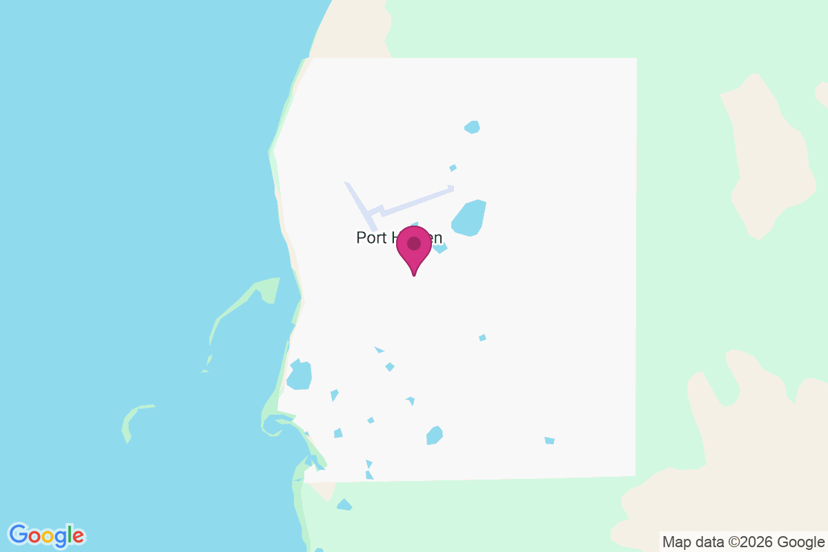 Port Heiden map