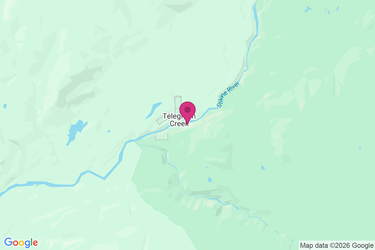Telegraph Creek map