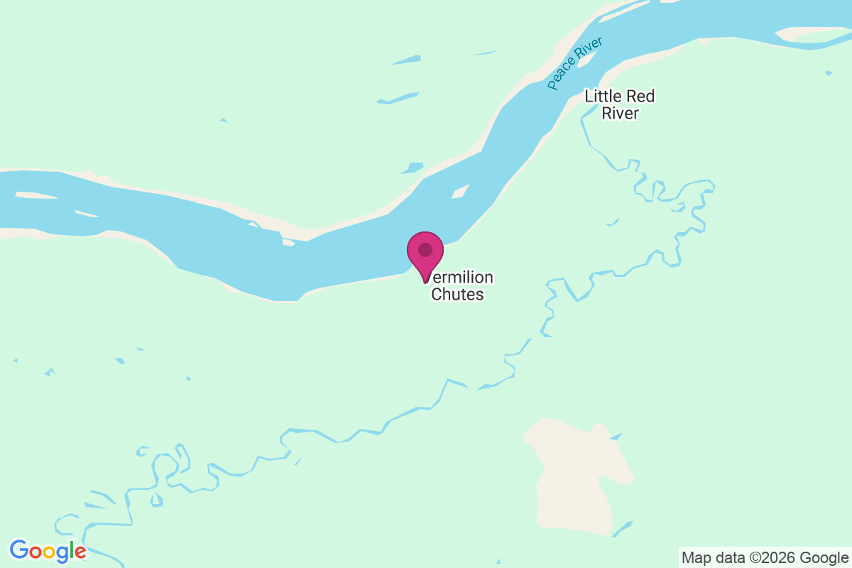 Vermilion Chutes map