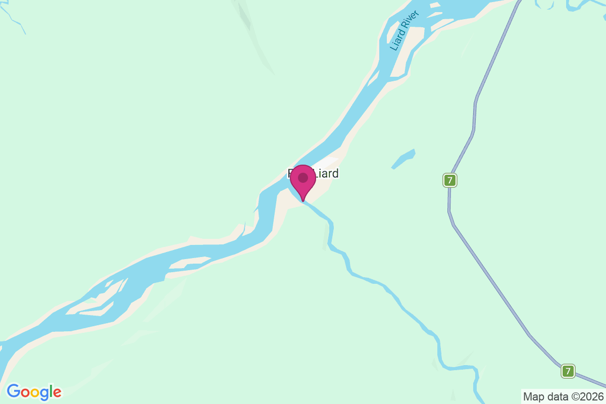 Fort Liard map