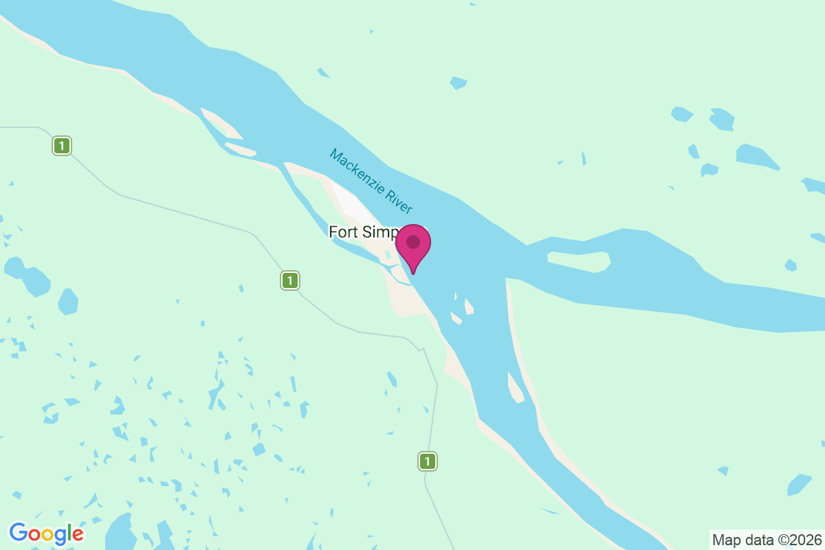 Fort Simpson map