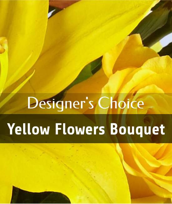 Designer's choice - Yellow flowers bouquet